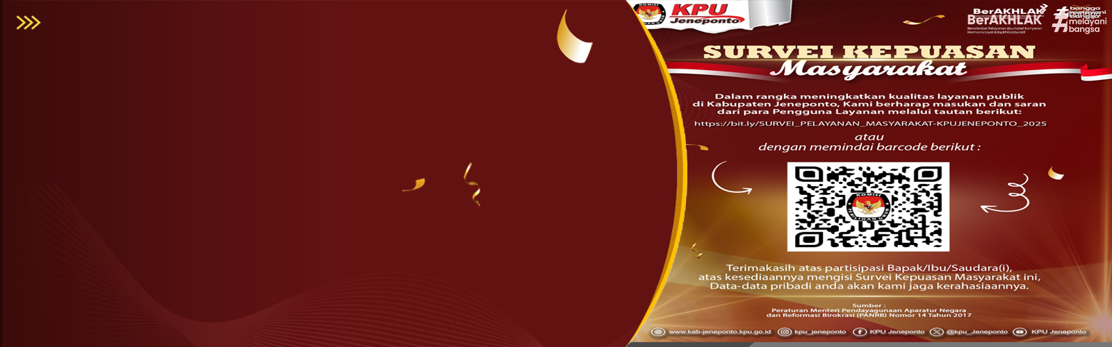 SURVEI KEPUASAN LAYANAN PUBLIK DI KPU KABUPATEN JENEPONTO