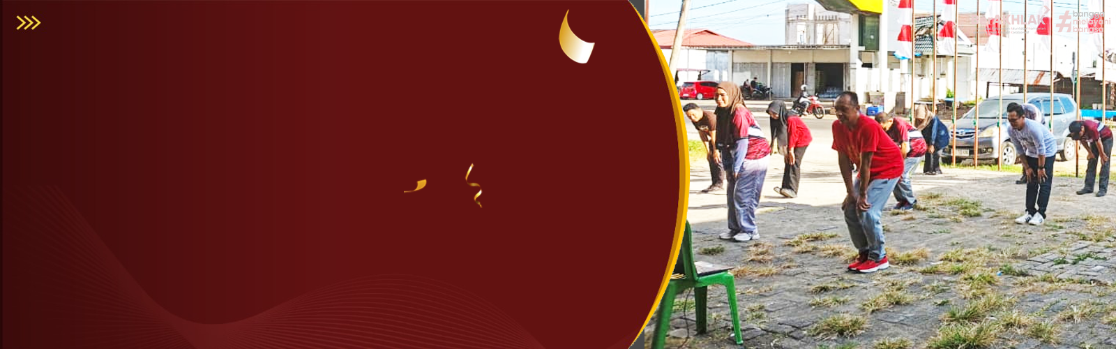 TINGKATKAN SEMANGAT DAN KEBUGARAN, ASN SEKRETARIAT KPU KABUPATEN JENEPONTO GELAR SENAM SEHAT JUMAT